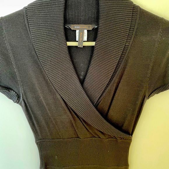 BCBGMaxAzria Black Knit Dress - Picture 2 of 3